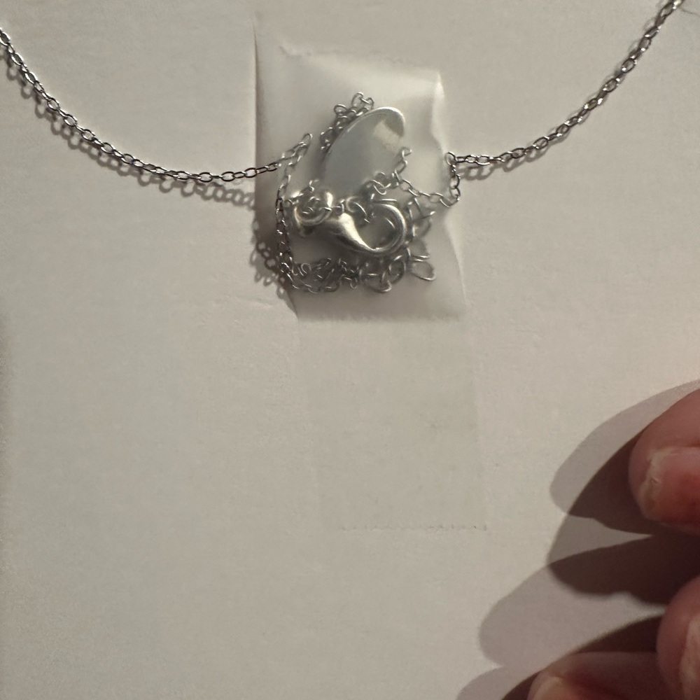NWT Silver Starburst Pendant Necklace - Picture 4 of 5